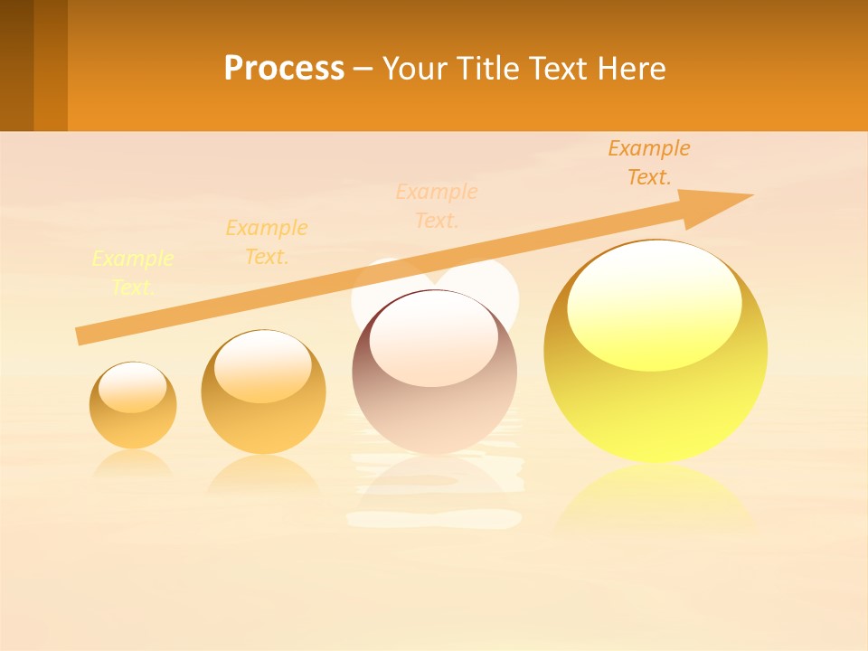 A Powerpoint Presentation With A Heart In The Water PowerPoint Template