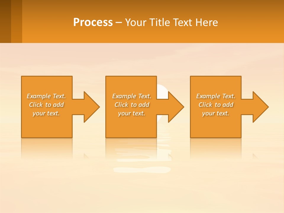 A Powerpoint Presentation With A Heart In The Water PowerPoint Template