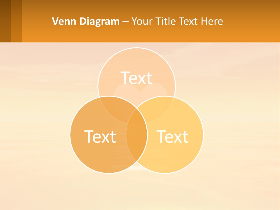 A Powerpoint Presentation With A Heart In The Water PowerPoint Template