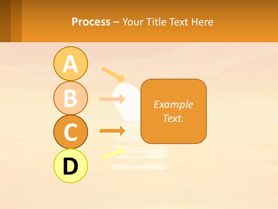 A Powerpoint Presentation With A Heart In The Water PowerPoint Template