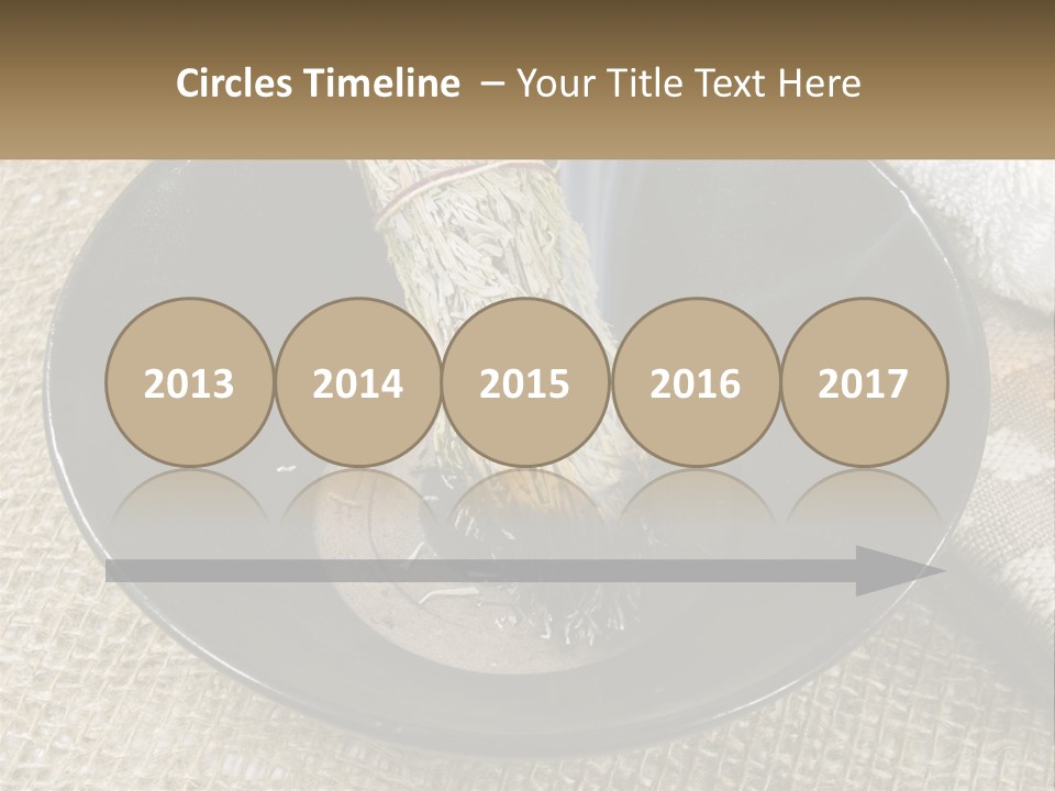 A Black Bowl With A Plant Inside Of It PowerPoint Template