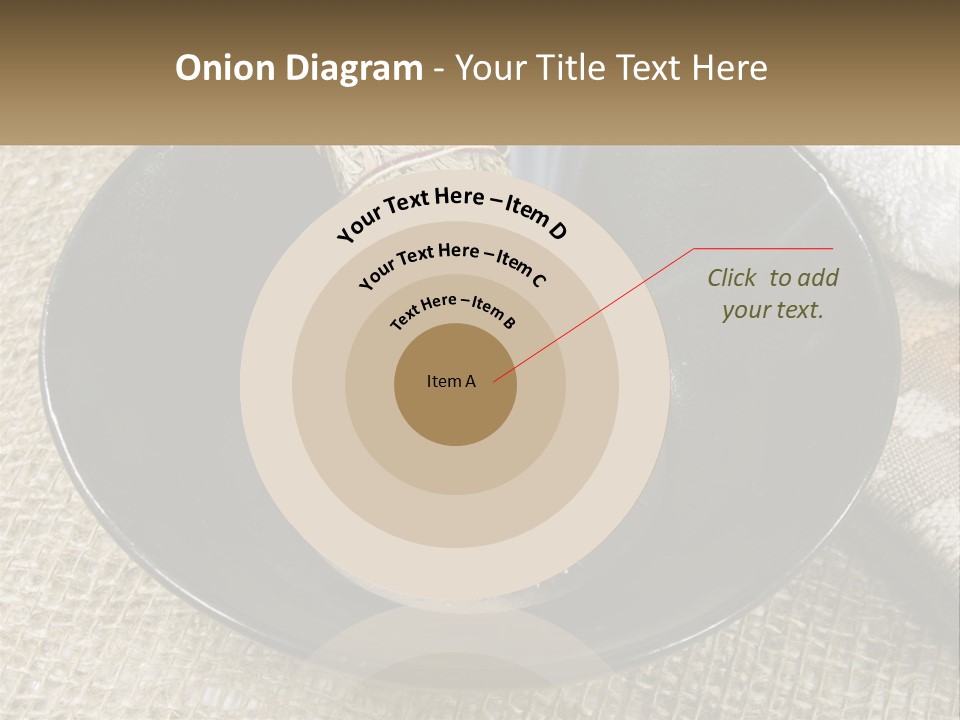 A Black Bowl With A Plant Inside Of It PowerPoint Template