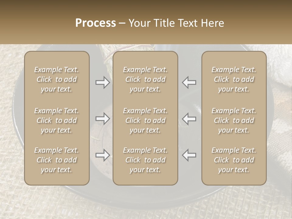 A Black Bowl With A Plant Inside Of It PowerPoint Template