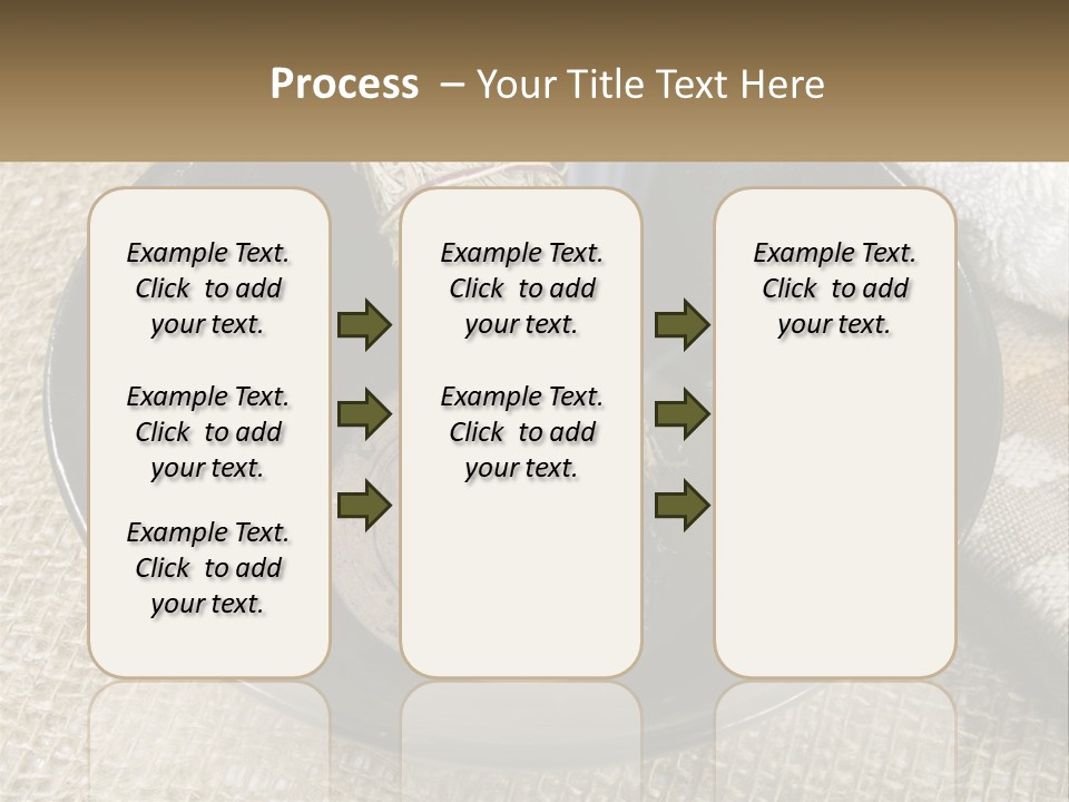 A Black Bowl With A Plant Inside Of It PowerPoint Template