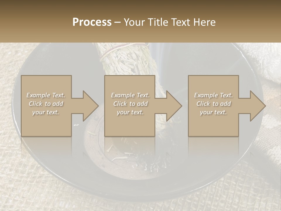 A Black Bowl With A Plant Inside Of It PowerPoint Template