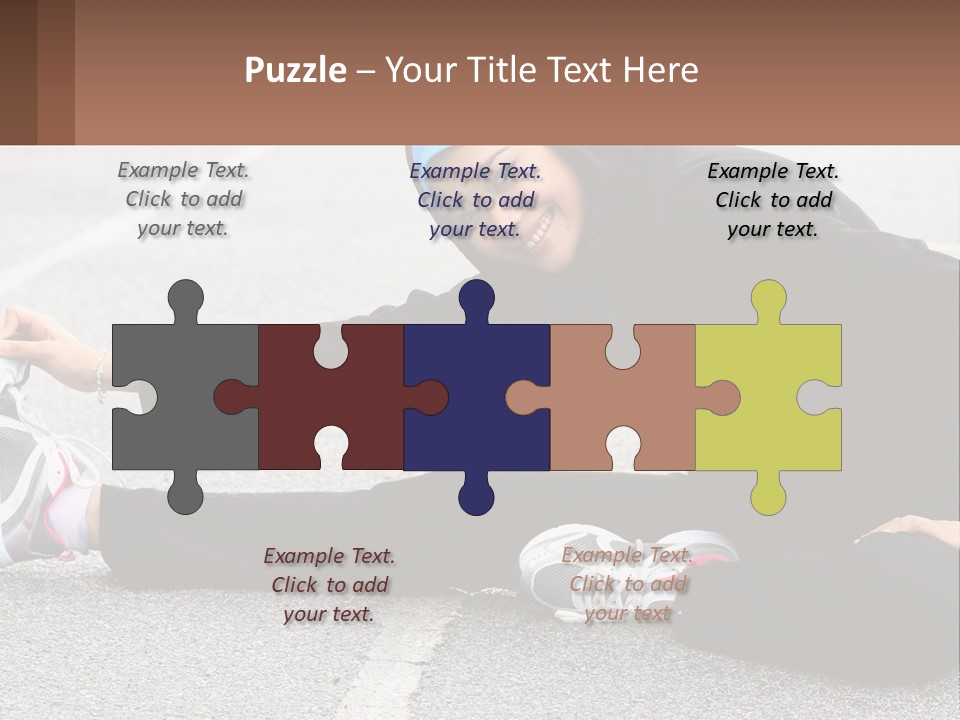 A Woman In A Hijab Is Sitting On The Ground PowerPoint Template