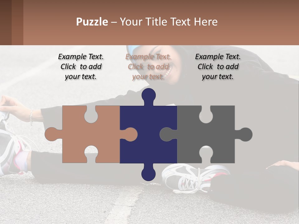 A Woman In A Hijab Is Sitting On The Ground PowerPoint Template