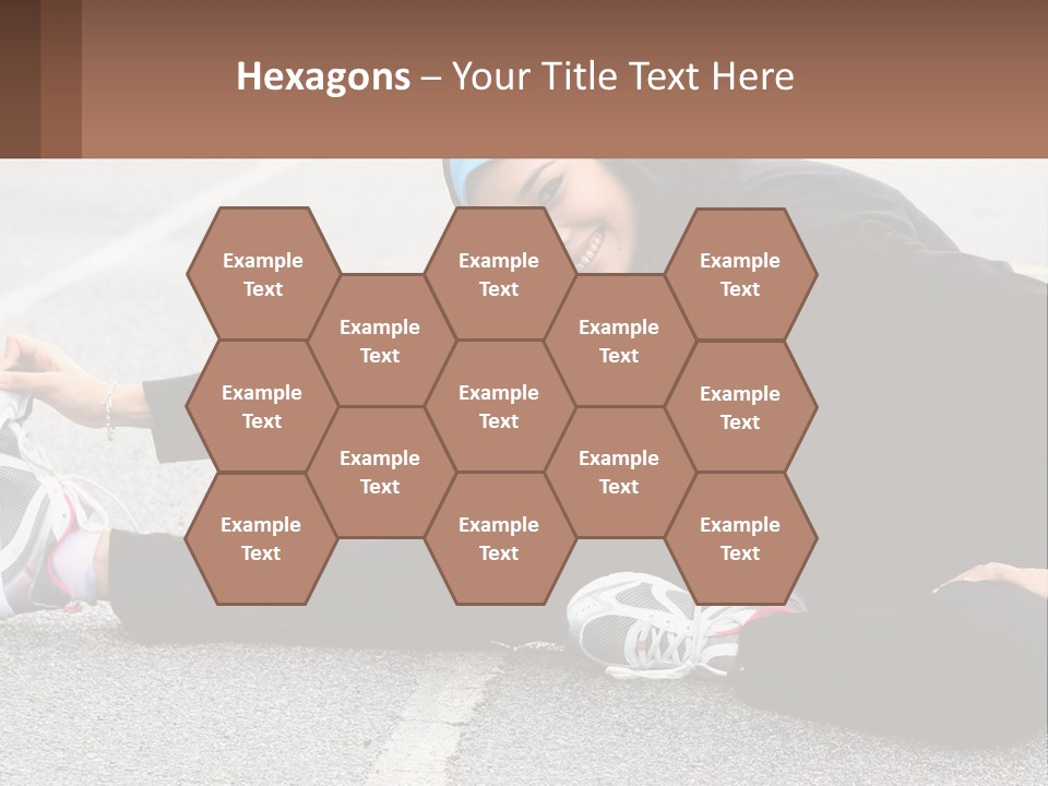 A Woman In A Hijab Is Sitting On The Ground PowerPoint Template