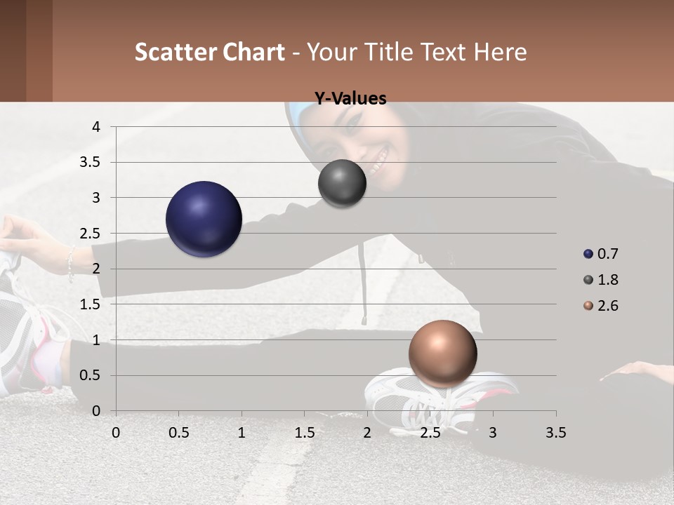 A Woman In A Hijab Is Sitting On The Ground PowerPoint Template