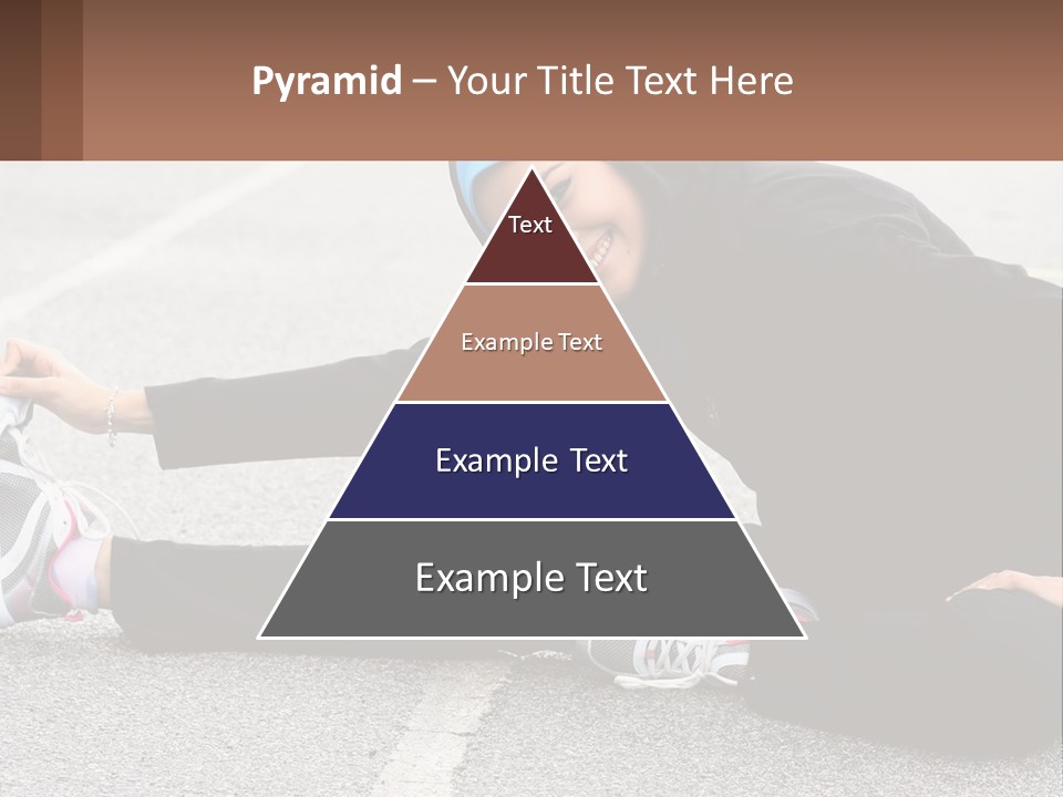 A Woman In A Hijab Is Sitting On The Ground PowerPoint Template