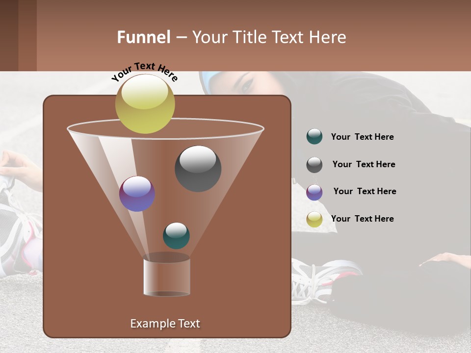 A Woman In A Hijab Is Sitting On The Ground PowerPoint Template