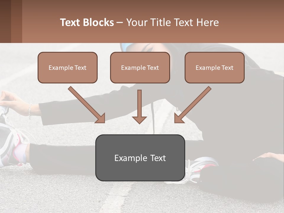 A Woman In A Hijab Is Sitting On The Ground PowerPoint Template