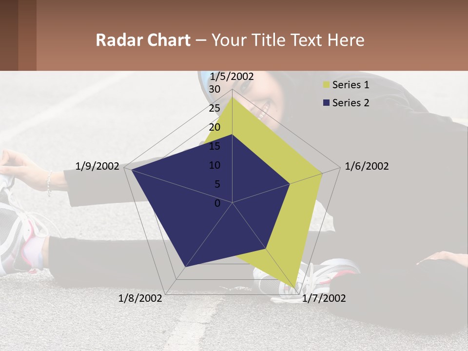 A Woman In A Hijab Is Sitting On The Ground PowerPoint Template
