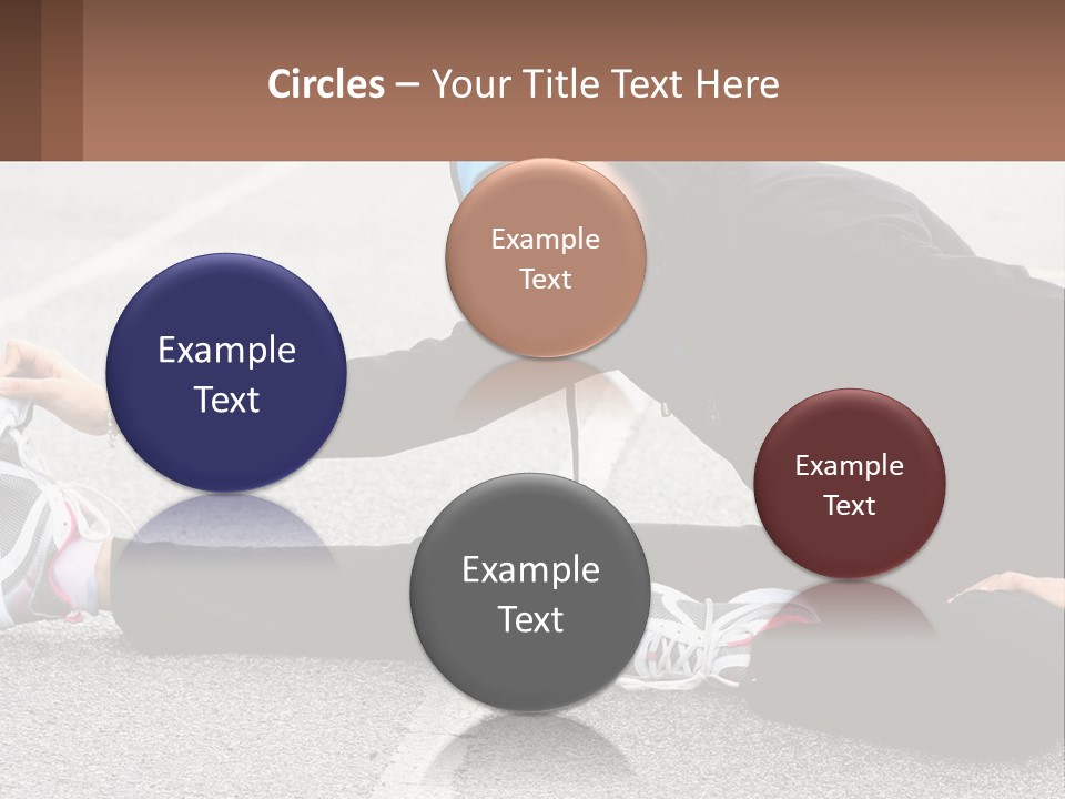 A Woman In A Hijab Is Sitting On The Ground PowerPoint Template