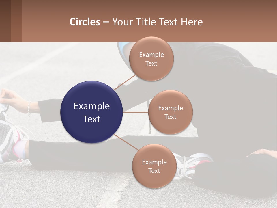 A Woman In A Hijab Is Sitting On The Ground PowerPoint Template