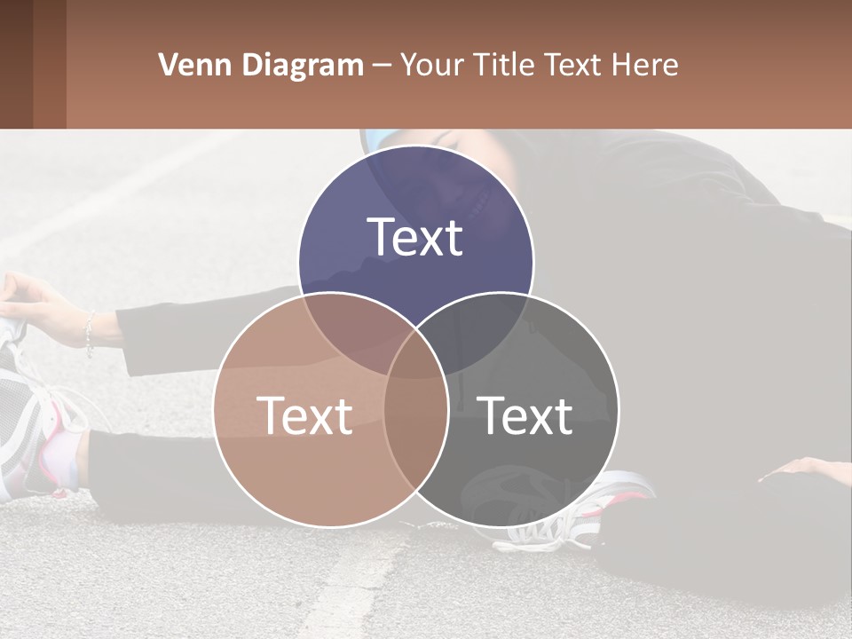 A Woman In A Hijab Is Sitting On The Ground PowerPoint Template