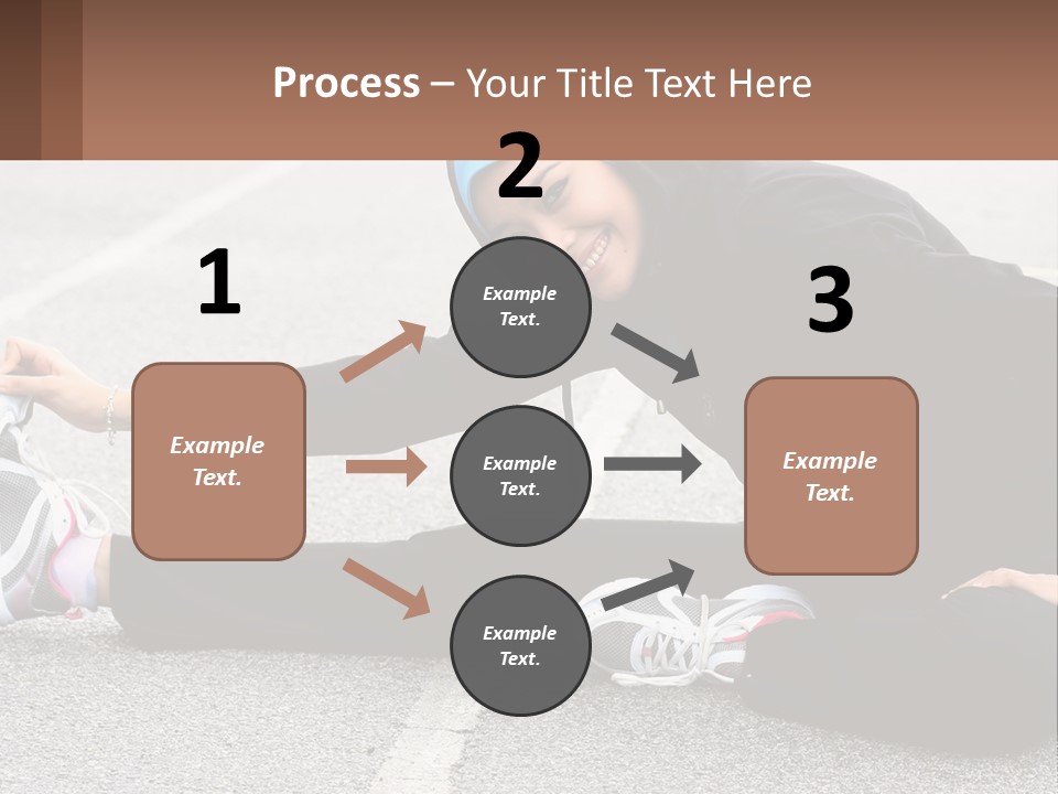 A Woman In A Hijab Is Sitting On The Ground PowerPoint Template