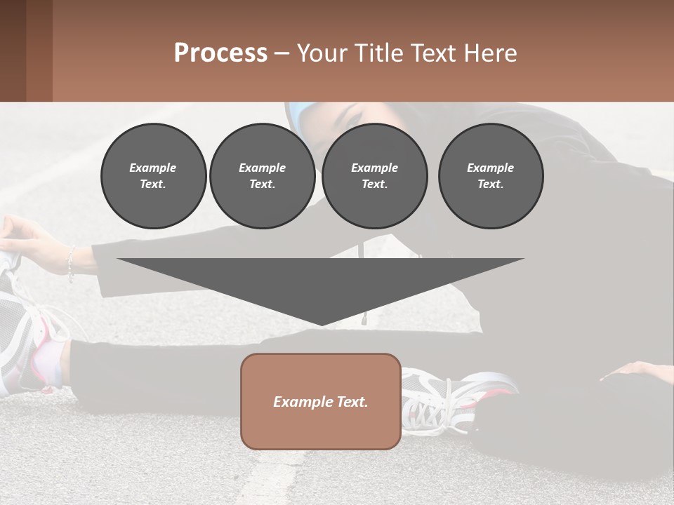 A Woman In A Hijab Is Sitting On The Ground PowerPoint Template