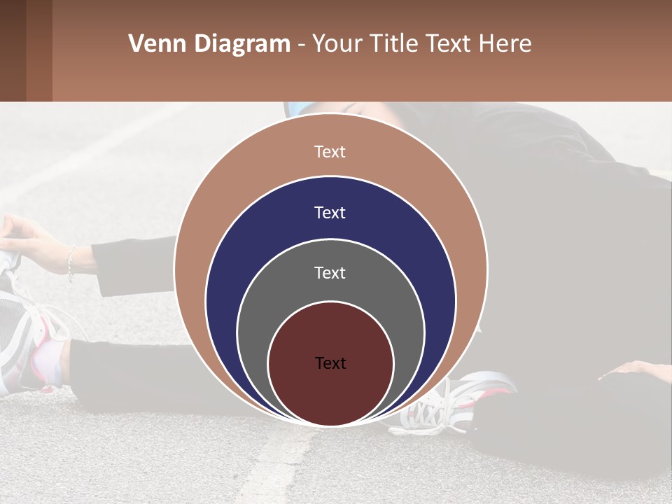 A Woman In A Hijab Is Sitting On The Ground PowerPoint Template