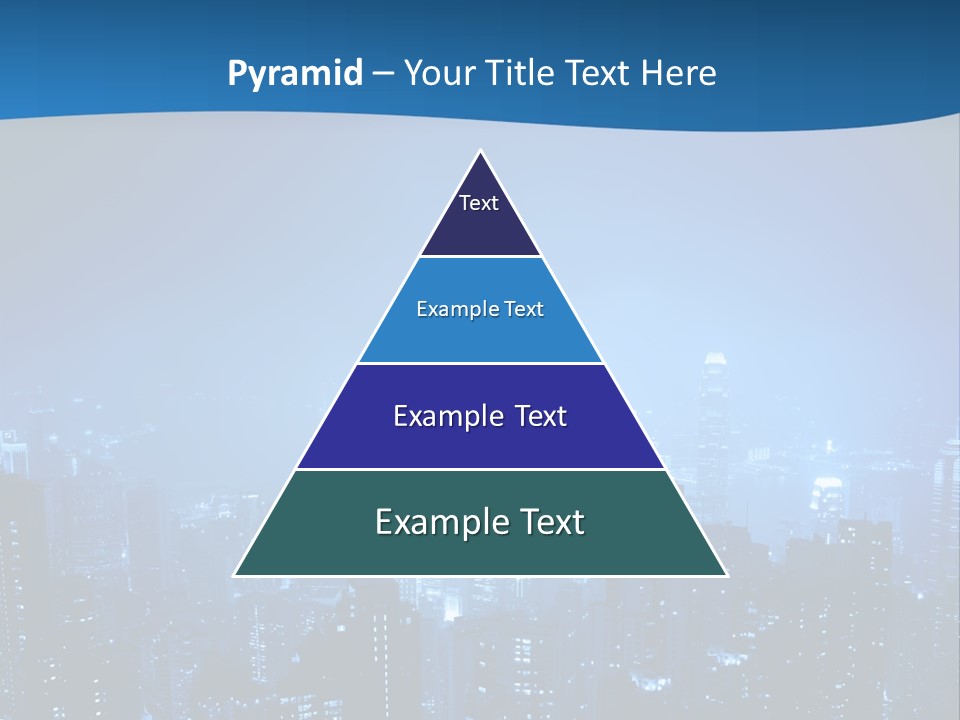 A City At Night Powerpoint Presentation Template PowerPoint Template