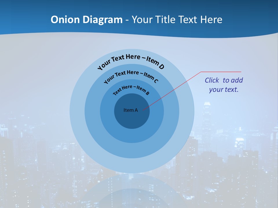 A City At Night Powerpoint Presentation Template PowerPoint Template