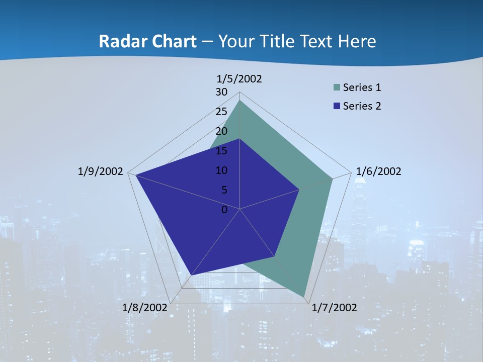 A City At Night Powerpoint Presentation Template PowerPoint Template