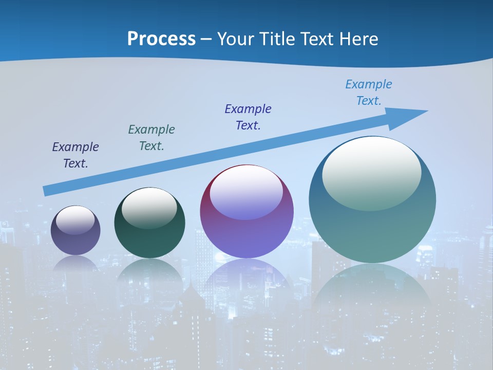 A City At Night Powerpoint Presentation Template PowerPoint Template