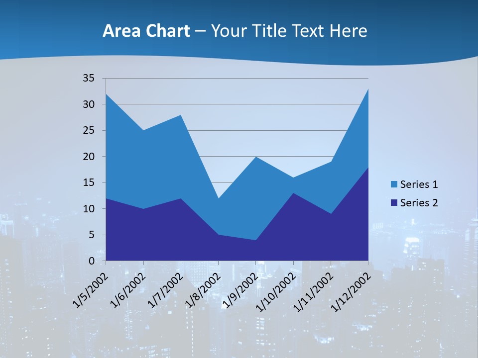 A City At Night Powerpoint Presentation Template PowerPoint Template