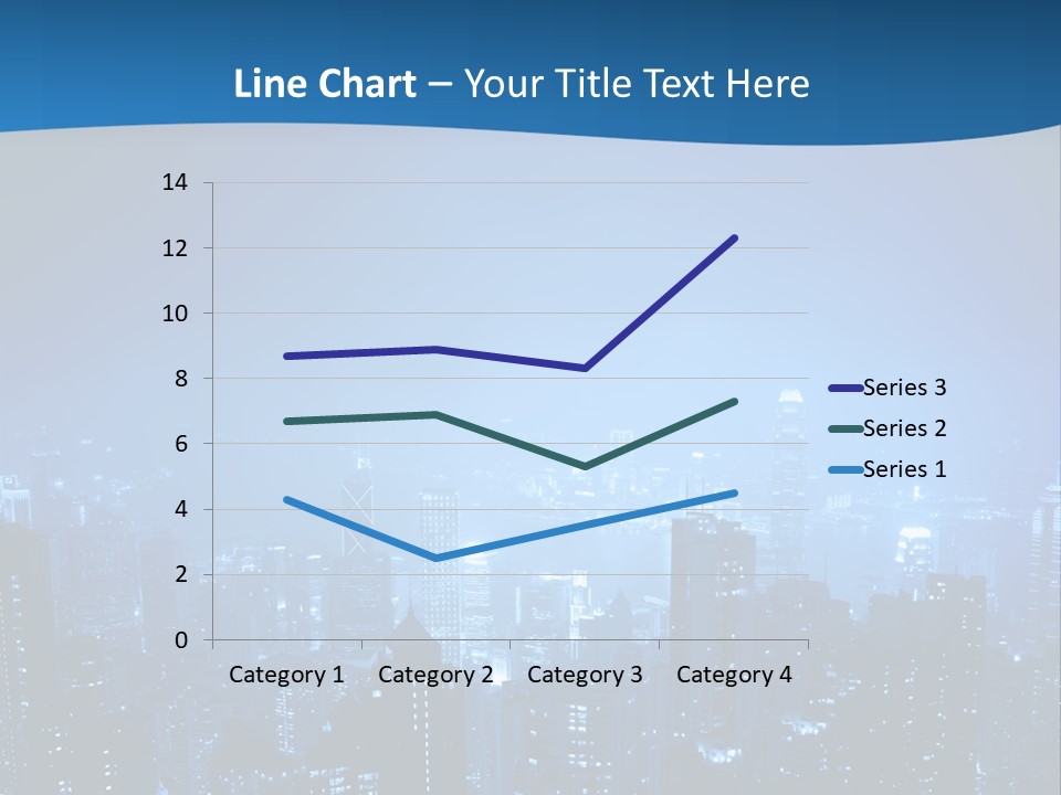 A City At Night Powerpoint Presentation Template PowerPoint Template