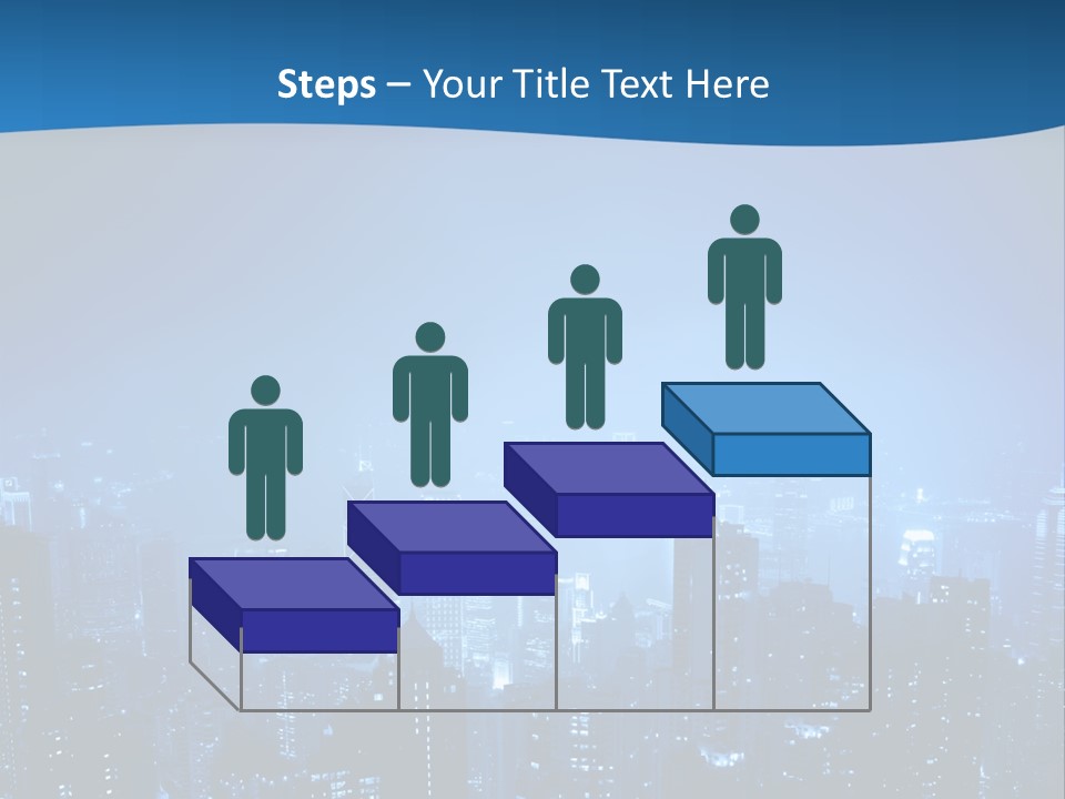 A City At Night Powerpoint Presentation Template PowerPoint Template