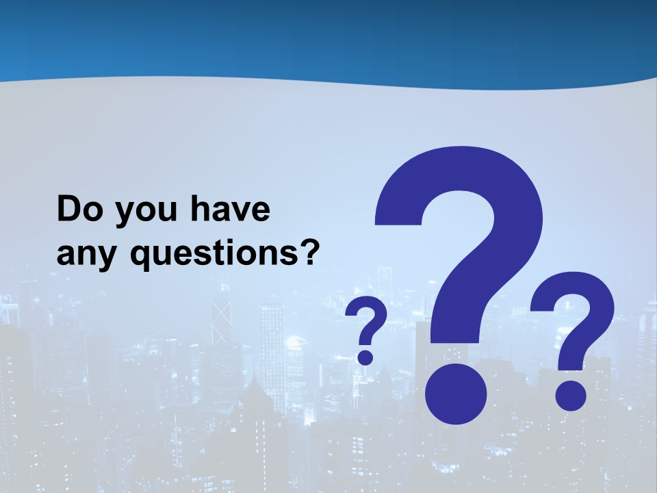 A City At Night Powerpoint Presentation Template PowerPoint Template