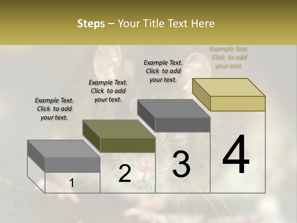 A Brown Rat Sitting On Top Of A Table PowerPoint Template