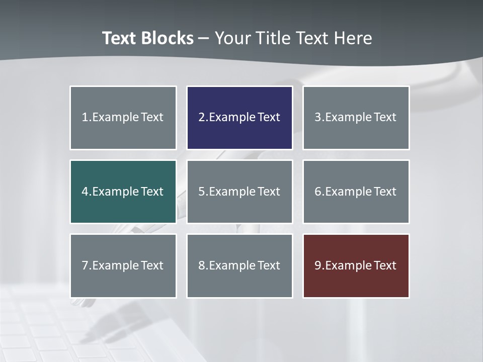 A Robotic Hand Holding A Computer Keyboard Powerpoint Presentation PowerPoint Template