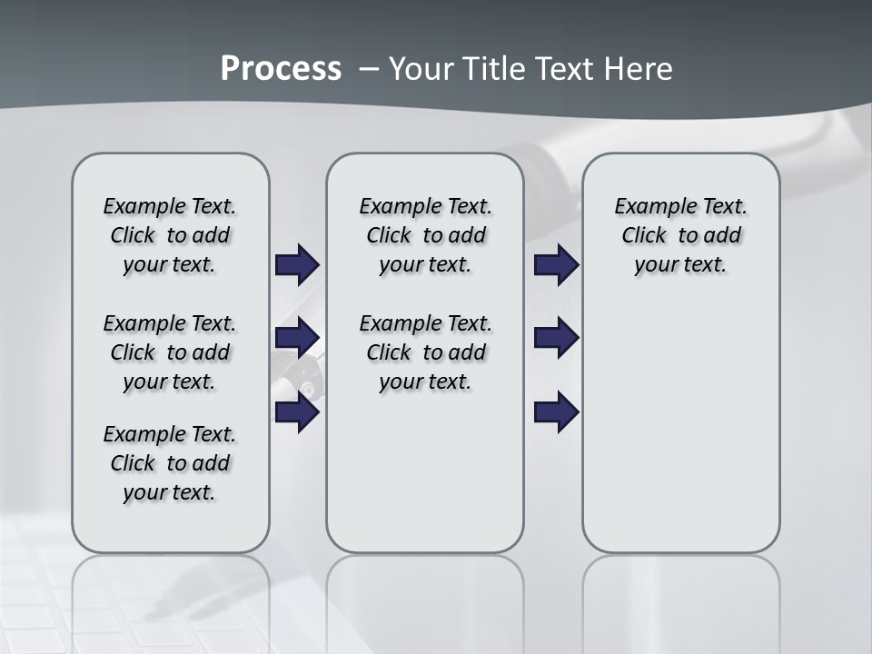 A Robotic Hand Holding A Computer Keyboard Powerpoint Presentation PowerPoint Template