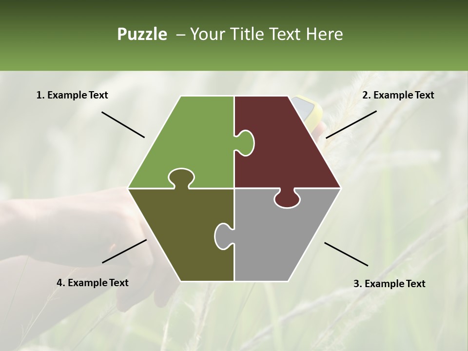 A Person Holding A Cell Phone In Their Hand PowerPoint Template