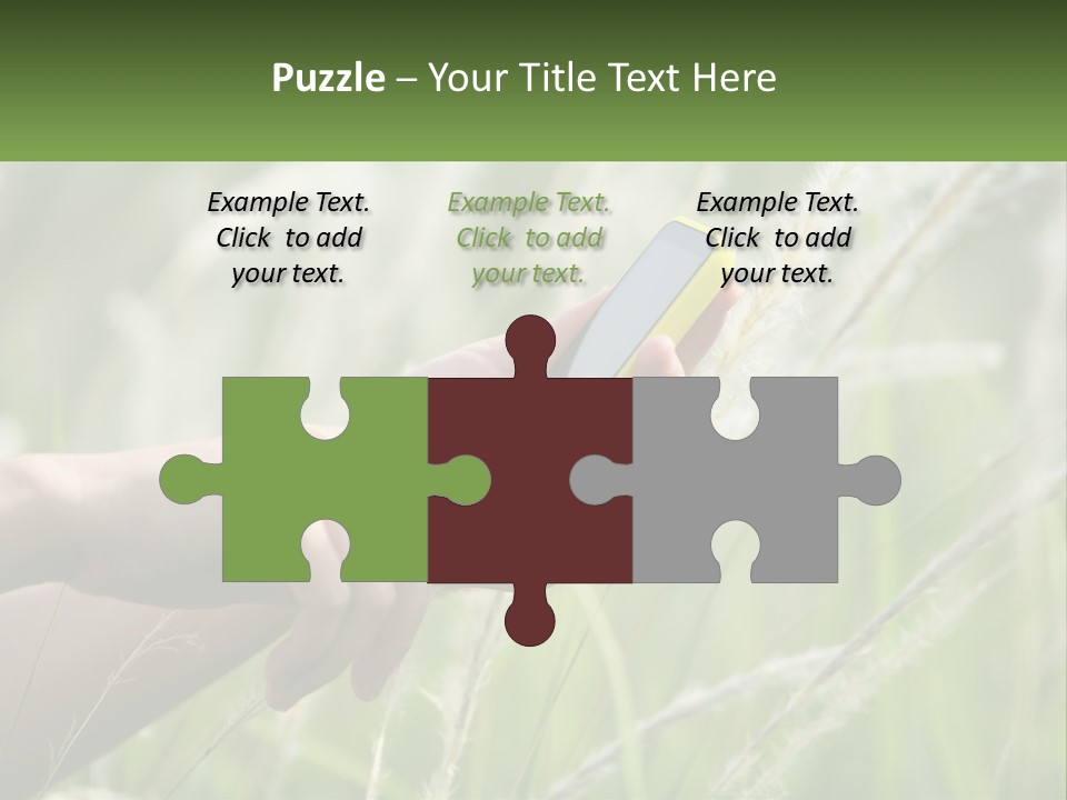 A Person Holding A Cell Phone In Their Hand PowerPoint Template