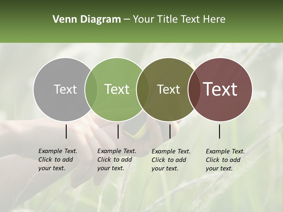 A Person Holding A Cell Phone In Their Hand PowerPoint Template