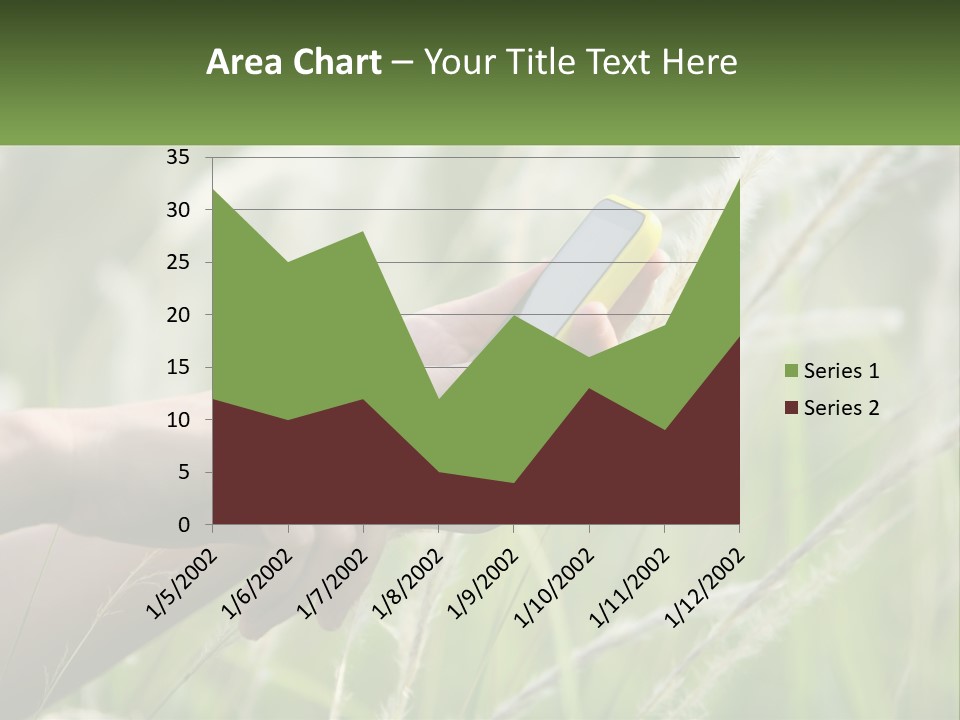 A Person Holding A Cell Phone In Their Hand PowerPoint Template