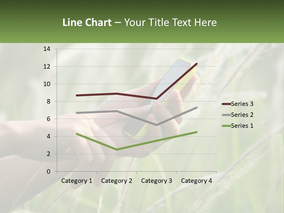 A Person Holding A Cell Phone In Their Hand PowerPoint Template