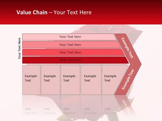 A Red Rose With Drops Of Water On It PowerPoint Template