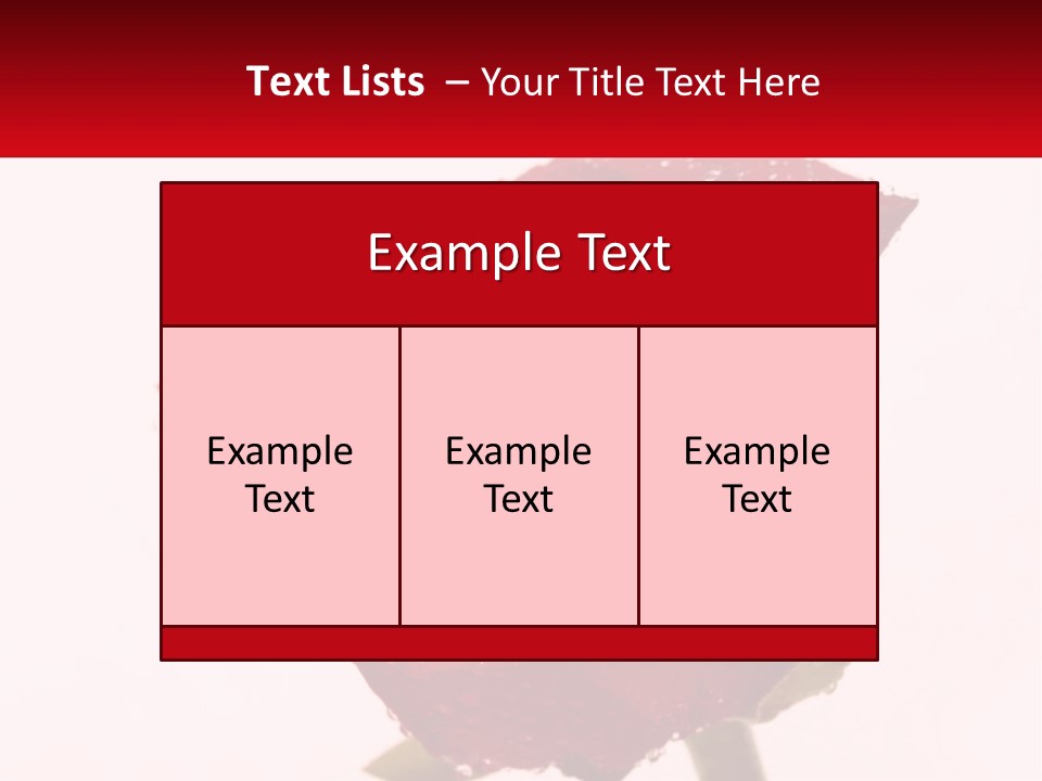 A Red Rose With Drops Of Water On It PowerPoint Template