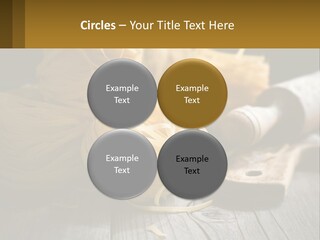 A Wooden Table Topped With Lots Of Pasta PowerPoint Template