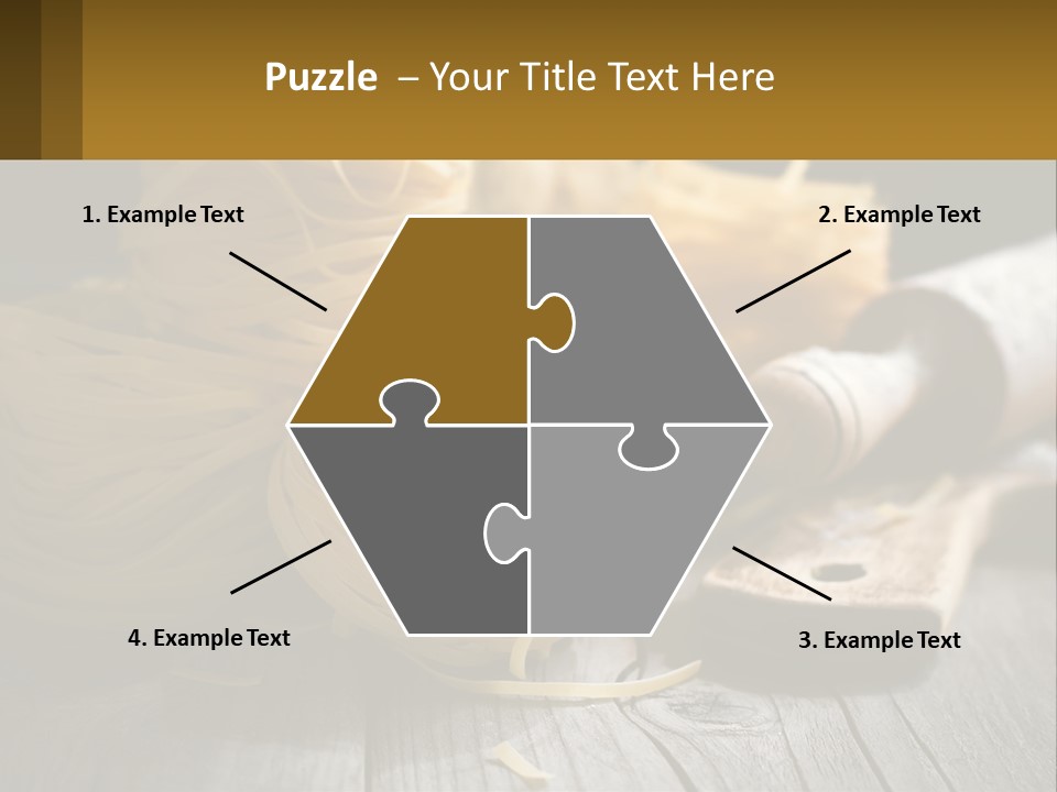 A Wooden Table Topped With Lots Of Pasta PowerPoint Template