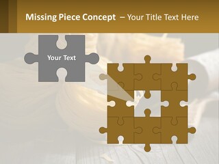 A Wooden Table Topped With Lots Of Pasta PowerPoint Template