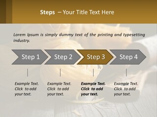 A Wooden Table Topped With Lots Of Pasta PowerPoint Template