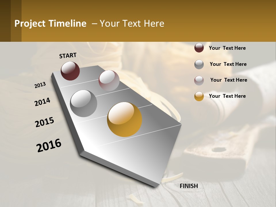 A Wooden Table Topped With Lots Of Pasta PowerPoint Template