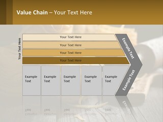 A Wooden Table Topped With Lots Of Pasta PowerPoint Template