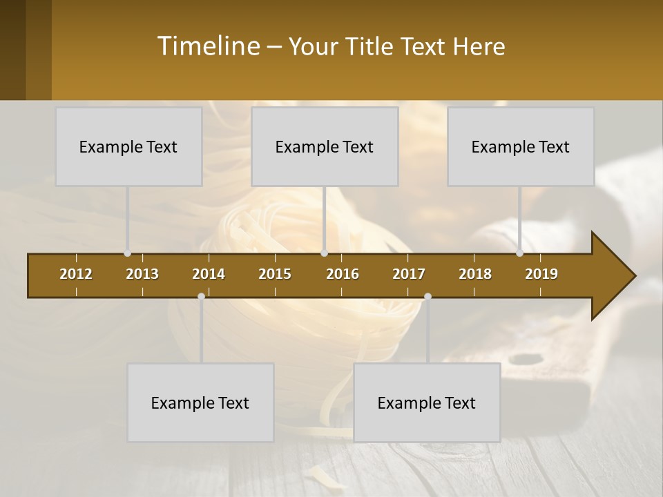 A Wooden Table Topped With Lots Of Pasta PowerPoint Template