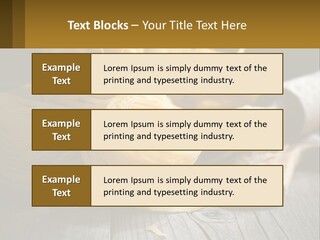 A Wooden Table Topped With Lots Of Pasta PowerPoint Template