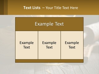 A Wooden Table Topped With Lots Of Pasta PowerPoint Template